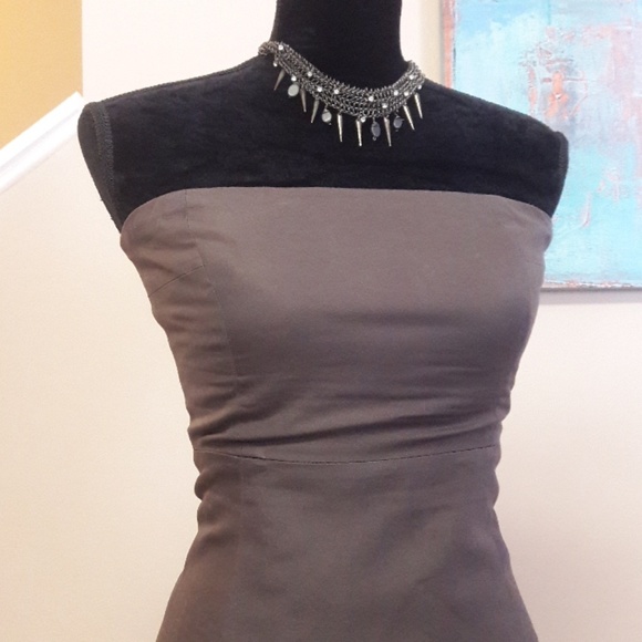 J.Crew/ Khaki Green/ Sleeveless/ Midi Dress - Picture 2 of 7